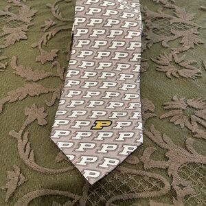 Men's Tie in Gray and Gold